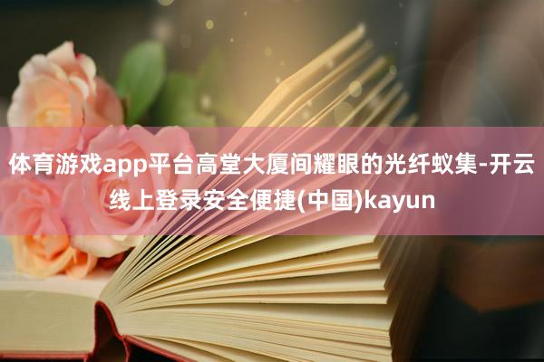 体育游戏app平台高堂大厦间耀眼的光纤蚁集-开云线上登录安全便捷(中国)kayun